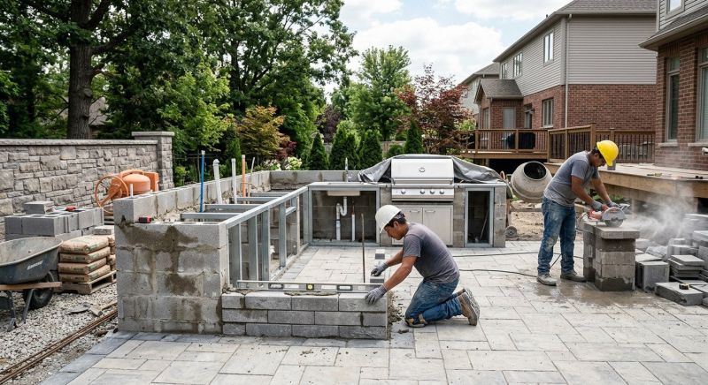 Outdoor Kitchen Construction in Pearland, TX