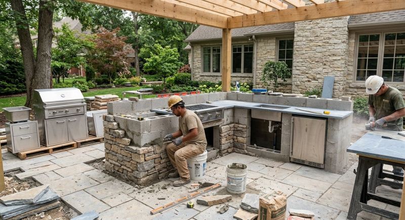 Outdoor Kitchen Construction in Charleston, SC