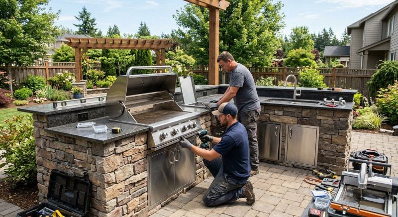 Outdoor Kitchen Construction in Napa, CA