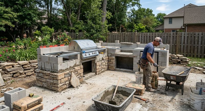 Outdoor Kitchen Construction in Napa, CA