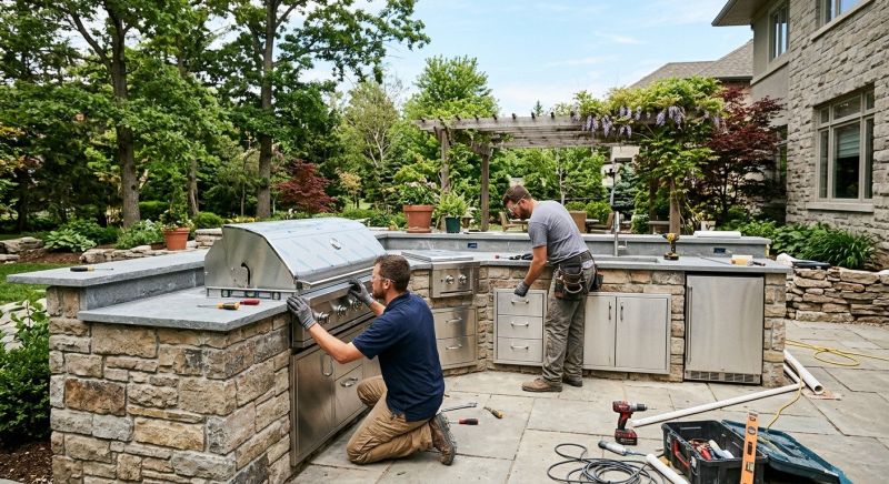 Outdoor Kitchen Remodeling in Katy, TX