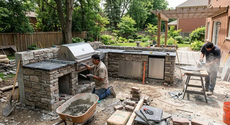 Outdoor Kitchen Remodeling in Katy, TX